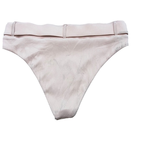 BASTA Rib Belted High Waist Bathing Suit Bottoms - Picture 7 of 8